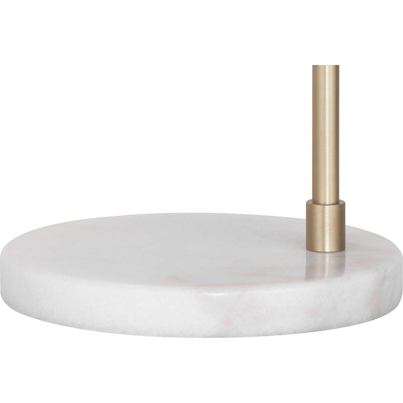 Candeeiro de mesa elegante design nórdico autêntico para leitura branco fosco E27