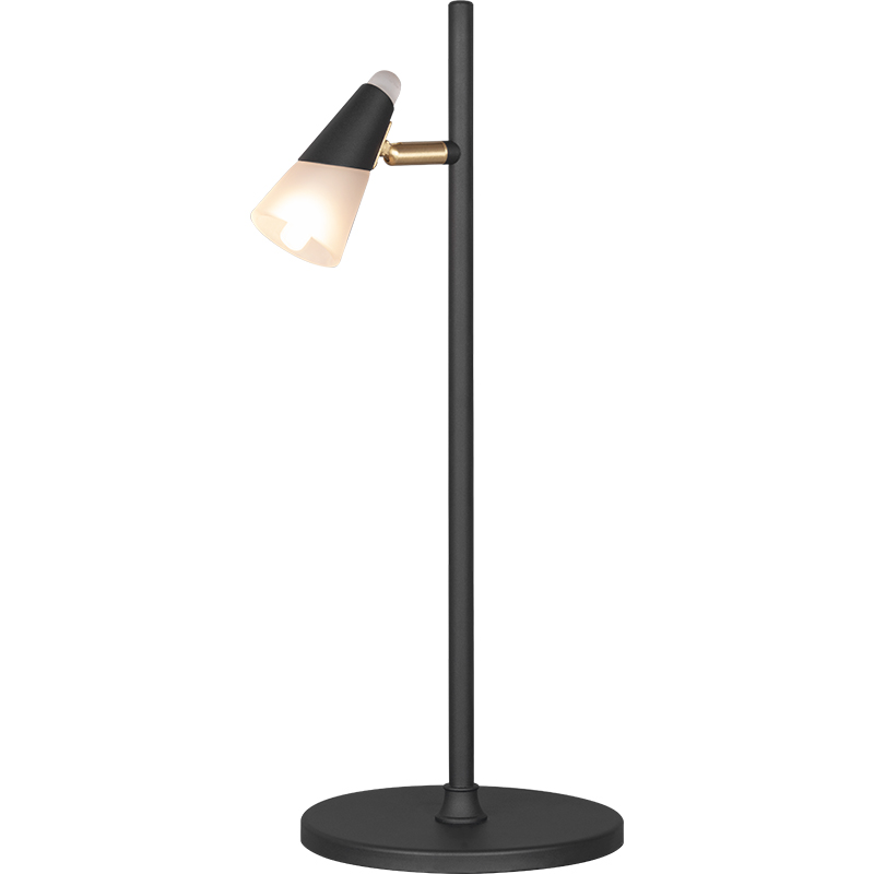 ORION Simples Atraente Candeeiro de Mesa Decoração de Luz Focada com Vidro Fosco G9