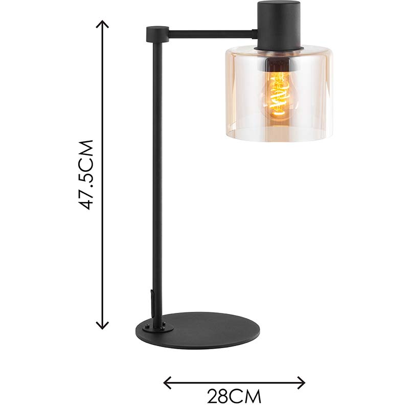 Candeeiro nórdico moderno candeeiro de mesa candeeiro de mesa decoração luz âmbar regulável