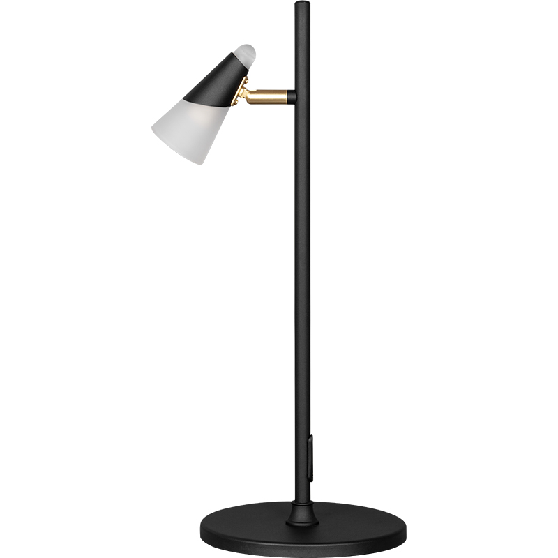 ORION Simples Atraente Candeeiro de Mesa Decoração de Luz Focada com Vidro Fosco G9