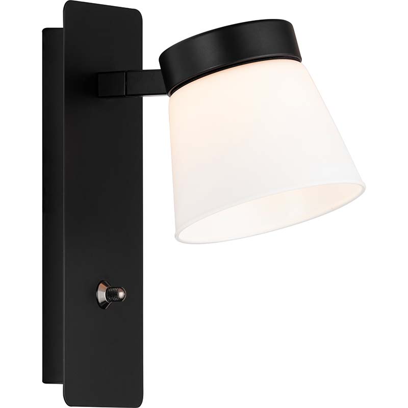 Moderna luminária de parede decorativa para casa com abajur de vidro opala G9 dim