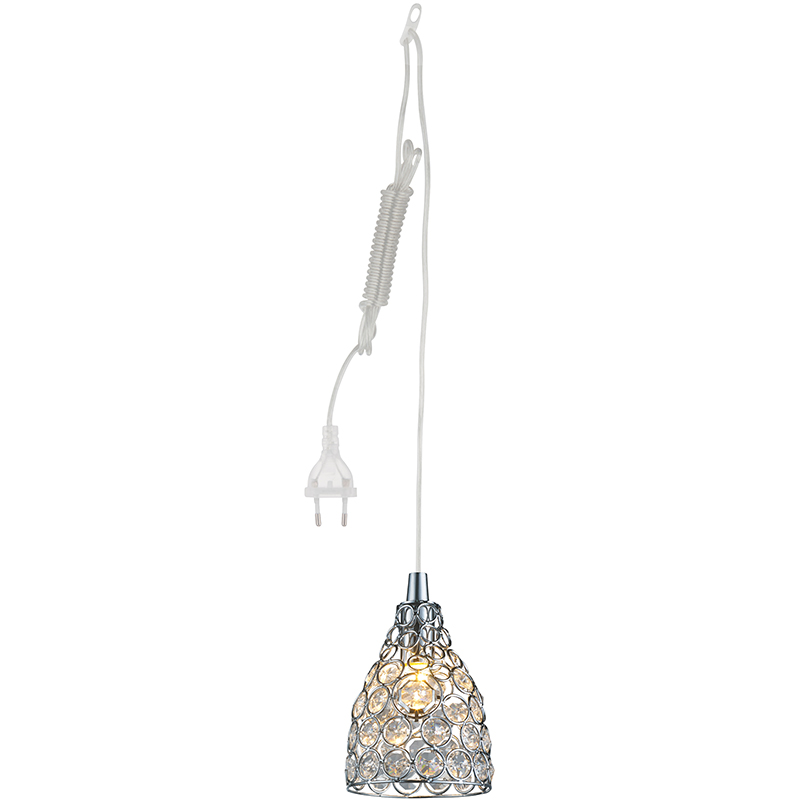 Clássico Copo de Cristal Design Ajustável Suspensão Luminária Pingente de Janela G9